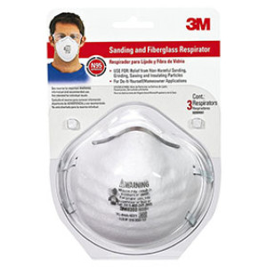 3M 8200H3-DC SANDING AND FIBERGLASS N95 RESPIRATOR 3 PACK