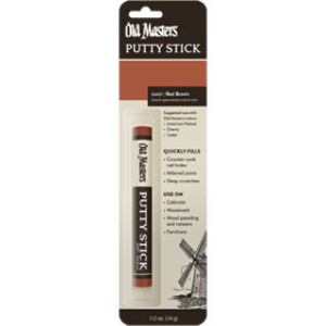 OLD MASTERS 32407 RED BROWN PERFECT MATCH PUTTY STICK 1/2 OZ