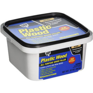 DAP 00525 PLASTIC WOOD NATURAL READY TO USE INTERIOR / EXTERIOR LATEX FILLER