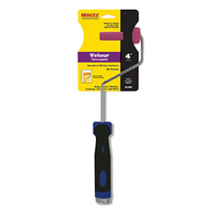 WHIZZ 51600 4" 100% WOOL VELOUR ROLLER COVER WITH 13" SOFT HANDLE