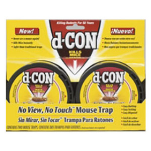 RECKITT & BENCKISER D-CON 82043 2 PACK NO VIEW NO TOUCH MOUSE TRAP
