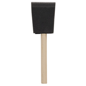 PAINT-FORCE 2" POLY FOAM BRUSH WOODEN HANDLE