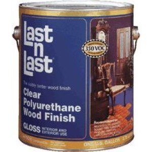 ABSOLUTE LAST N LAST 53531 CLEAR SEMI GLOSS POLYURETHANE WOOD FINISH 350 VOC