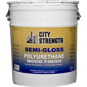 CITY STRENGTH SEMI-GLOSS 350 VOC POLYURETHANE