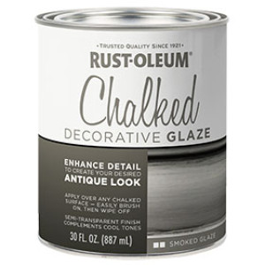 RUST-OLEUM SPECIALTY 315883 CHALKED PAINT SMOKED GLAZE