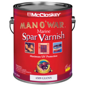 MCCLOSKEY MAN O'WAR 6509.007 GLOSS MARINE SPAR VARNISH 350 VOC