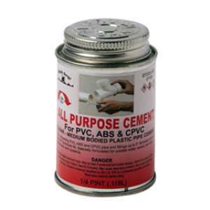 BLACK SWAN 07105 4 OZ CAN ALL PURPOSE SOLVENT CEMENT MEDIUM BODIED CLEAR