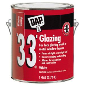 DAP 12019 '33' READY TO USE WINDOW GLAZING COMPOUND WHITE