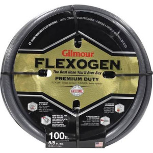 GILMOUR 874001-1021 5/8" X 100' FLEXOGEN SUPER DUTY GRAY HOSE 600PSI