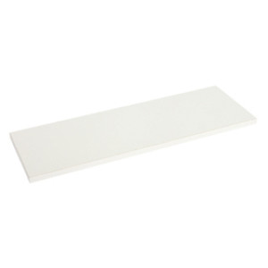 KV 00440 8" X 48" WHITE SHELF 1980WH LAMINATED HOLDS UP TO 200 LBS
