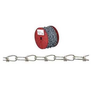 CAMPBELL T0722627N #1 DOUBLE LOOP INCO CHAIN ZINC PLATED 125' PER REEL