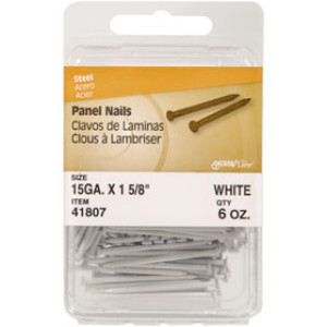 IMPEX 41807 6 OZ XL-PAK 1-5/8" WHITE PANEL NAILS