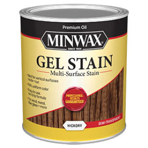 MINWAX 66100 HICKORY GEL STAIN WITH NON DRIP FORMULA
