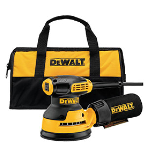 DEWALT DWE6421K 5" SINGLE SPEED RANDOM ORBIT SANDER KIT WITH BAG HOOK & LOOP