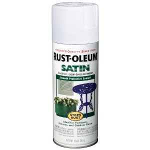 RUST-OLEUM STOPS RUST 7791830 12 OZ SMOOTH PROTECTIVE ENAMEL SATIN WHITE SPRAY