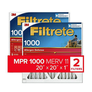 3M 9802-2PK-HDW FILTRETE 20" X 20" X 1" (2-PK) ALLERGEN DEFENSE AIR FILTER