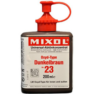 MIXOL G/23 200 ML LW-OXIDE-TYPE OXIDE DARK BROWN UNIVERSAL TINTING PASTE