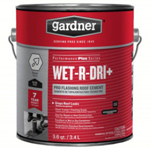 GARDNER-GIBSON 7341-GA WET-R-DRI+ PRO FLASHING ROOF CEMENT