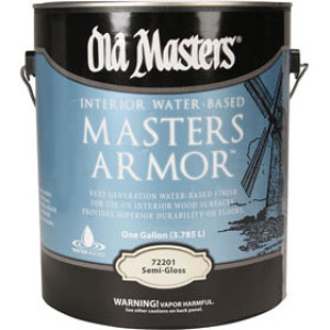 OLD MASTERS 72201 MASTER ARMOR SEMI-GLOSS ACRYLIC FINISH LOW ODOR