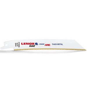 LENOX 21067 614G 6" X 3/4" 14TPI GOLD POWER ARC RECIPROCATING SAW BLADE 5-PACK