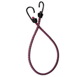 KEEPER 06031 30" ELASTIC BUNGEE CORD VINYL COATED HEAVY GAUGE STEEL HOOKS