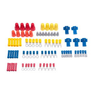 GARDNER BENDER TK-100 WIREGARD SLIDE CARD KIT W/80 ASSORTED WIRE CONNECTORS