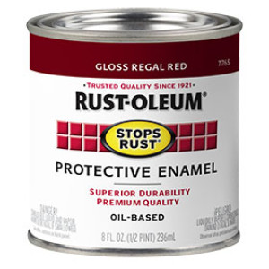 RUST-OLEUM STOPS RUST 7765730 GLOSS PROTECTIVE ENAMEL REGAL RED