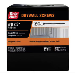 PRIME SOURCE 3CDWS5 3" BLACK COARSE THREAD DRYWALL SCREWS 5 LB 10394