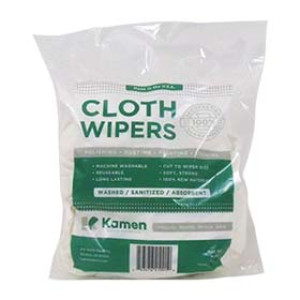 KAMEN 980.1408 #41 1 LB WASHED NEW WHITE KNIT RAGS COTTON BLEND