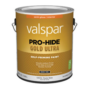 VALSPAR 64002.007 PRO-HIDE GOLD ULTRA S/G PASTELBASE INT SELF PRIMING PAINT