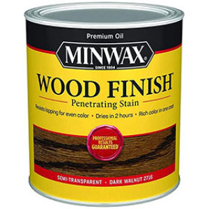 MINWAX 227164444 2716 DARK WALNUT WOOD FINISH PENETRATING STAIN