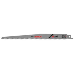 BOSCH RW96 9" 6 TPI HCS RECIPROCATING BLADE FOR WOOD AND PVC PLASTICS