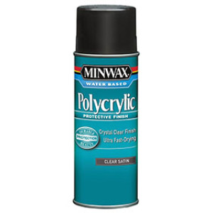 MINWAX 33333000 SATIN CLEAR WATER BASED POLYCRYLIC PROTECTIVE FINISH