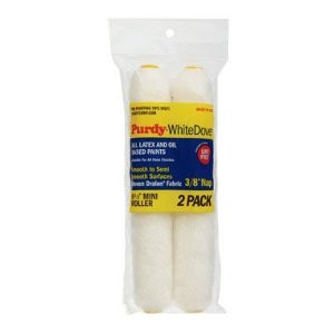 PURDY 14G605062 6.5" X 3/8" WIDE WHITE DOVE ROLLER COVER 2-PACK