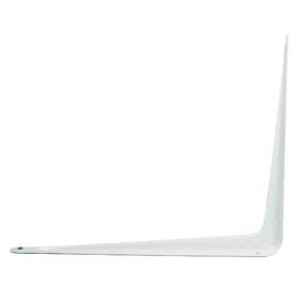 G-FORCE 41157 8" X 10" WHITE SHELF BRACKET