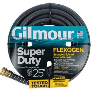GILMOUR 874251-1003 5/8" X 25' FLEXOGEN SUPER DUTY GRAY HOSE 600PSI