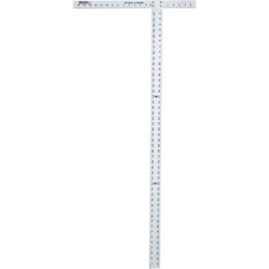 JOHNSON JTS48 48" ALUMINUM DRYWALL T-SQUARE - LARGE BOLD EASY READ GRADUATIONS