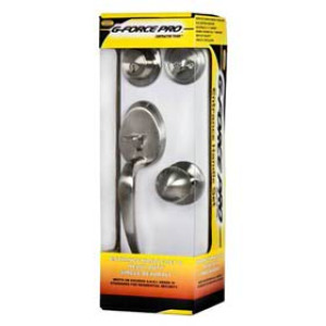G-FORCE 80710 FRONT DOOR ENTRY HANDLE LOCKSET SATIN NICKEL KW-1 KEYWAY