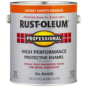 RUST-OLEUM PROFESSIONAL 303091 GLOSS SAFETY ORANGE 400 VOC