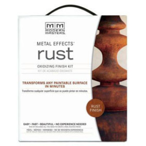 MODERN MASTERS ME 306293 METAL EFFECTS 2 OZ RUST OXIDIZING FINISH CRAFT KIT