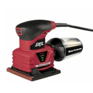 SKIL 7292-02 1/4" SHEET PALM SANDER WITH PRESSURE CONTROL AND MICRO FILTRATION