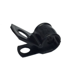 GARDNER BENDER PPC-1575UVB PLASTIC CABLE CLAMP UVB BLACK 3/4" DIA 6/BAG
