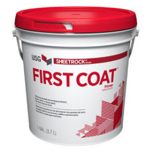 USG 544825-004 SHEETROCK FIRST COAT FLAT WHITE INTERIOR LATEX PRIMER