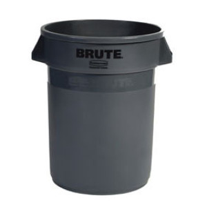 RUBBERMAID COMMERCIAL FG263200GRAY BRUTE CONTAINER 32G/121L GRAY