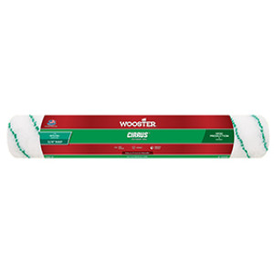 WOOSTER CIRRUS R195-18 18" X 3/4" WHITE/GREEN STRIPE POLYAMIDE ROLLER COVER