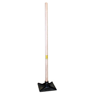 G-FORCE 52042 10" X 10" TAMPER WITH 48" ASH HANDLE
