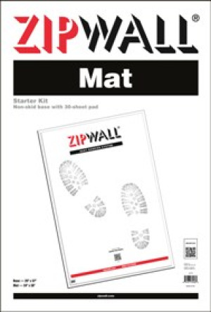 ZIPWALL ZWTM 24" X 36" TACKY MAT STARTER KIT 1-25" X 37" BASE 1-30 SHEET MATS