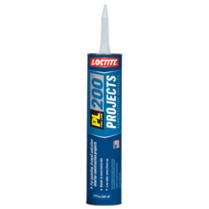 LOCTITE 1390603 PL200 10 OZ VOC CONSTRUCTION ADHESIVE LATEX WHITE 68646
