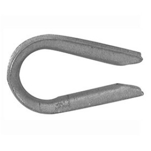 CAMPBELL T7670649 323 3/8" WIRE ROPE THIMBLE ELECTRO-GALVANIZED