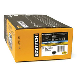 BOSTITCH C6R90BDSS COIL SIDING NAIL 2" X .092 RING SHANK STAINLESS 3.6M/BOX